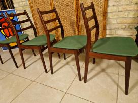 Vintažinės mid century "Casala" tikmedžio kėdės