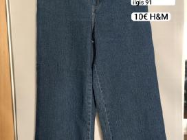 H&m platėjantys džinsai žemesnėm 44 dydis