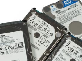 2,5", 3,5" HDD Ide ir Sata