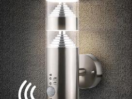 Lauko LED sienines lempos su judesio davikliu 220v