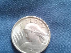 Lenkiškas 1 zlotas 1925m.