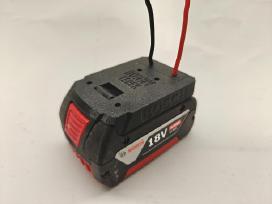 Bosch Pro 18v baterijos perėjimas adapteris