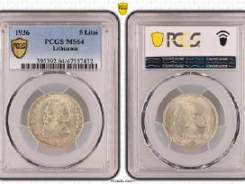 Pcgs 1936 m. Basanavičius Ms64