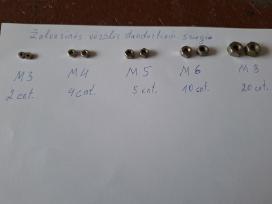 Žalvarinės veržlės,dekoratyvinės poveržlės