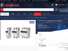 Eaton Pl6 automatinis jungiklis ir paskirstymo dėž