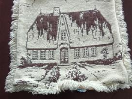 Pagalvėlės užvalkalas iš vilnos su raštu ,vilna.