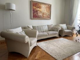 Kler minkštų baldų komplektas 3+1+1 (miegama sofa)