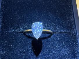 Sužadėtuvių žiedas su 1.02 ct deimantu
