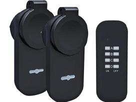 Rinkinys 2x Lauko lizdas + nuotolinio valdymo pult