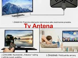 TV Antena su Stiprintuvu