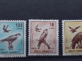 Turkija 1967 ereliai, švarus, Michel 2070-2074