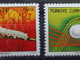 Turkija 1989 vabalai, švarus, Michel 2852-2853