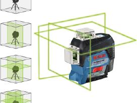 Žalias lazeris 3 x 360 nuoma Klaipėda – Bosch Pro