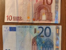 Seno tipo euru banknotai ,Litai
