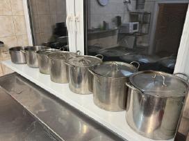 Nerudyjančio plieno puodų rinkinys