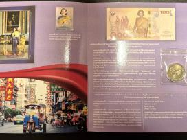 Thailand 100 Baht commemorative flyer 2015