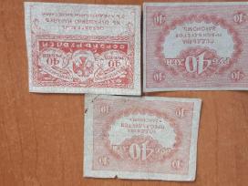 Banknotai rubliai Monetos