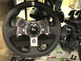 Logitech G920 vairas tinka Xbox One ir Pc