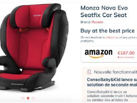 Recaro Monza EVO Automobilinė kėdutė