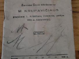 1928 m.m.krupavičiaus knyga "Žemė ir miškų ūkis"