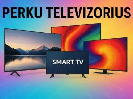 Perku televizorius po vieną ir dideliais kiekiais