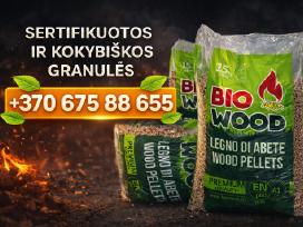 Sertifikuotos ir kokybiškos Granulės 340€