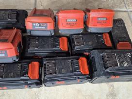 Hilti akumuliatoriai, išmatuota reali likusi talpa