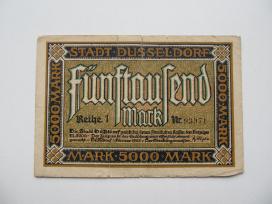 5000 markiu , Duseldorf Vokietija , 1923