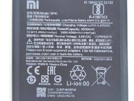 Telefono bateriją Bp40 (Xiaomi Mi 9t/redmi K20)