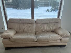 Parduodama naudota odinė sofa