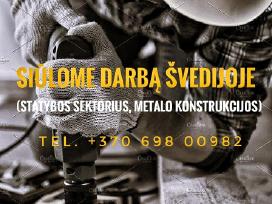 Ieškomi darbuotojai darbui Švedijoje