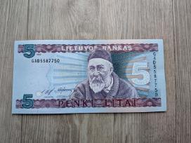 5 litai Jablonskis kolekcinio stovio