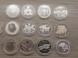 1 oz sidabrinės monetos