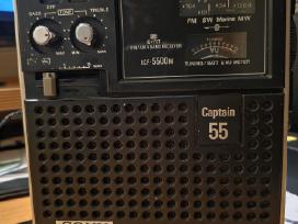 Sony Icf-5500w / Captain 55 radijo imtuvas