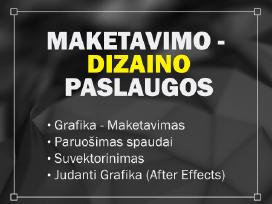 Maketavimas, Dizainas, After Effects Animacijos