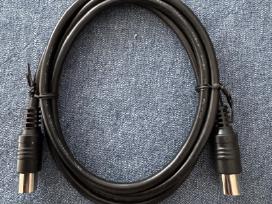 Rf laidas/ kabelis TV/ radijo antenai