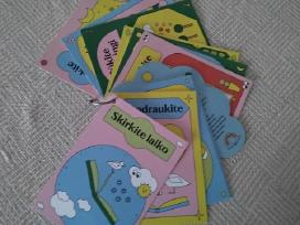 Skirkite laiko žaismingų atvirukų su patarimais, k