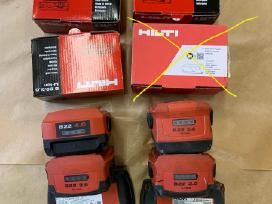 Hilti suktukas, akumuliatoriai, įkrovikliai