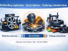 Ratlankių lyginimas,virinimas Vilniuje