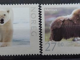 Norvegija 2011 gyvūnai, švarus, Michel 1744-1745