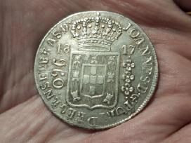 Brazilija 960 reis 1817 sidabras