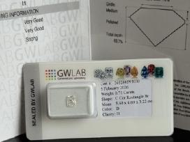 Natūralus 0,71 ct briliantas (deimantas)
