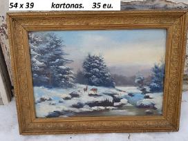 Paveikslai Utenoje. Kainos ant nuotraukų.