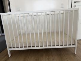 Ikea lovytė kūdikiui Smagora ir Lono čiužinys