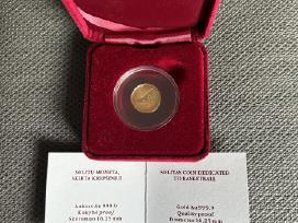 50 Litų auksinė moneta Lietuvos krepšiniui
