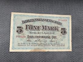 5 Ost markės 1918 m.