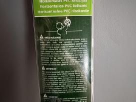Horizontalios Pvc žaliuzes 160x160 naujos bukles