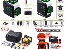 Lazerinis nivelyras Firecore, Vevor, 3D/4d, rotaci
