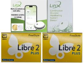 Freestyle Libre 2, Libre 2 plus, Libre 3, Linx cgm