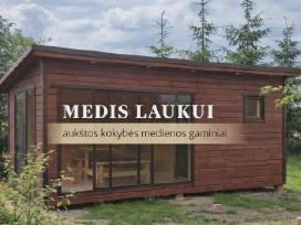 Pilnai įrengta apšiltinta karkasinė pirtis su dušu